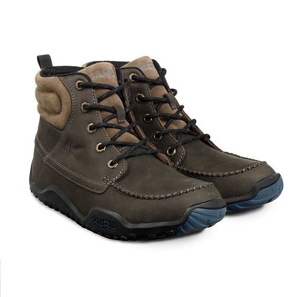 Kuru Quest Men\'s Brown Leather Ankle Lace Up Camp‎ Hiking Boots mens 10.5 A 60 main image 5